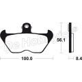 remblokken origineel brembo; r100r; k16v; r1100/1150 voor; organic 34117658156/B