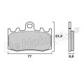 remblokken origineel brembo; r1100s/1150/1200 k1200/1300gt voor; sinter 34118534183/B