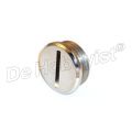 afsluitschroef oliepomp/carter r25-25/2; blok voor nr. 277631 rvs gepolijst 11410052109