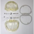 klepdeksel rond transparant; bij ons compleet met acrylic pakking 11426/s 11121250240/T