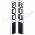 stickerset 800 op tank r80gs zwart/zilver 51142307037+38