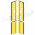 stickerset 800 op tank r80gs geel 51142322218+19
