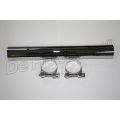 balanspijp r45/65 kort (achter ); rvs verchro omd; beter dan origineel 18111337234/I