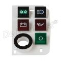 lamphouder afdekking; voor printplaat zie 62756/A 62141244756/B
