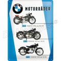 bmw motorräder; metal shield 30x40cm; nostalgic art 90285