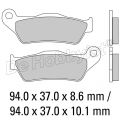 remblokken r850/1100/1150/1200 k1200/1300 s1000xr; achter; ferodo fdb2039p 34212335465/FDB2039P