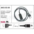 adapterkabel pmr-zender naar sono, plus of xl; opruimprijs AKS0300