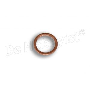onderlegring 10x14x1cu (koper) <font color=
