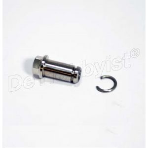 moerbout voordeksel blok sw=10 rvs met gepolijste kop; l=28mm incl. borgclip <font color=