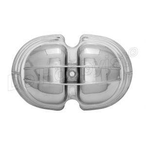 klepdeksel rond gepolijst <font color=