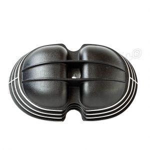 klepdeksel rond; zwarte uitv. <font color=