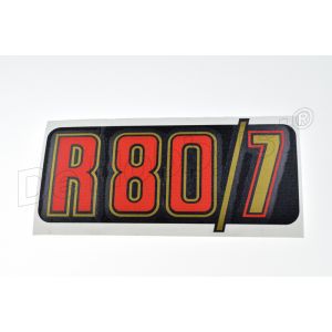 sticker op zijkapje r80/7 goud <font color=