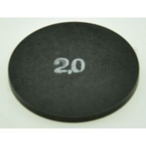 klepstelplaatje k 2.00 <font color=