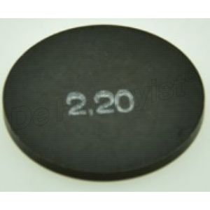 klepstelplaatje k 2.20 <font color=
