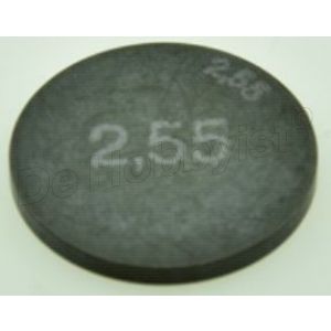 klepstelplaatje k 2.55 <font color=