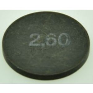 klepstelplaatje k 2.60 <font color=