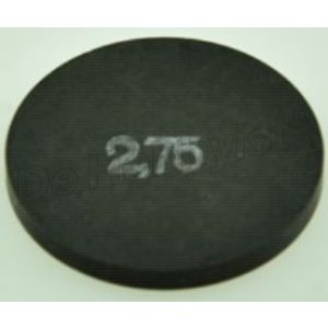klepstelplaatje k 2.75 <font color=
