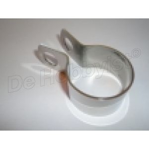 uitlaatbochtklem 38mm links onze uitv. = rvs <font color=