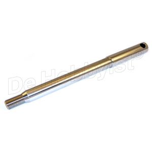 steekas voorwiel r25/3; rvs gepolijst <font color=