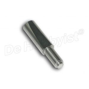 schakelpedaalspie rvs <font color=