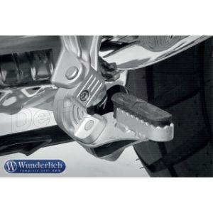 Wunderlich ERGO Fahrer Rastenverlegung zilver <font color=