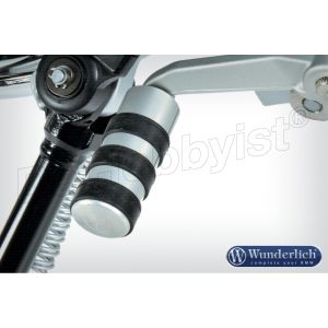 schakelpedaal verbreding touring zilver <font color=