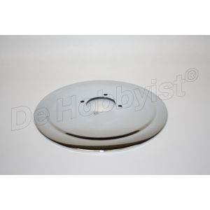 wielafdekplaat chroom r25/3 <font color=
