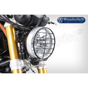 beschermrooster koplamp r nine t zwart <font color=