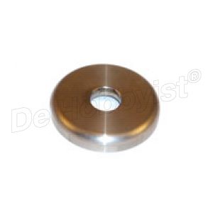 afdekschijfje rubber stuurklem r24-25/2; in rvs <font color=