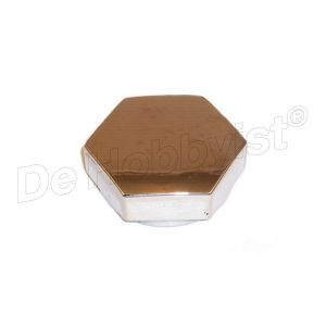 dop achterschokdemper r51/3-68 6-kant; rvs gepolijst <font color=