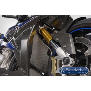 beschermplaat waterkoeler s1000r/rr/xr zwart- zilver <font color=