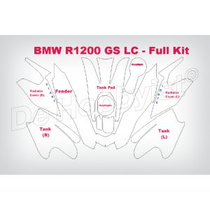 lackschutzfolie venture shield r 1200 gs lc transparent <font color=