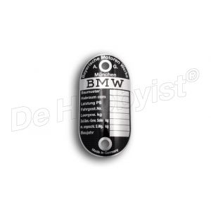 typeplaat op balhoofd r25-69s; zonder typeaanduiding/gegevens; voorgebogen <font color=