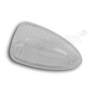 knipperlichtglaasje wit r1200 <font color=