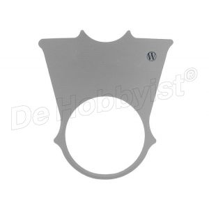balhoofdbeschermplaat zilver <font color=