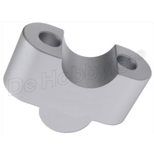 stuurverhogers f800r (-2014) 25mm zilver <font color=