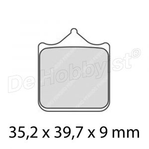 remblokken s1000rr voor fdb2255st, ferodo <font color=