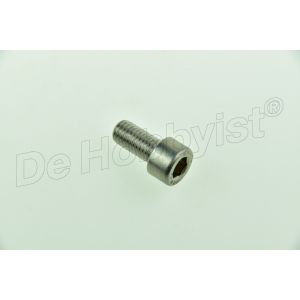 schroef m10x20 wielnaaf; onze uitv. = rvs <font color=