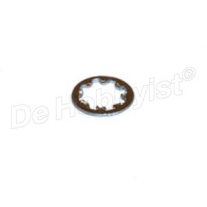 onderlegschijf m6 tand in rvs <font color=