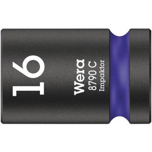 Wera 8790 C Impaktor dop met 1/2 inch aandrijving 16x38 mm - Y227400503 - afbeelding 1