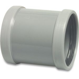 Bosta sok PVC-U 400 mm SN4 manchet DN400 grijs KOMO-BENOR - Y51052062 - afbeelding 1