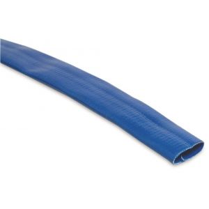 Hydro-S plat oprolbare slang PVC 38 mm 6 bar blauw 25 m - Y51057487 - afbeelding 1