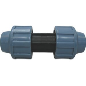 Unidelta koppeling PP 110 mm knel 10 bar zwart-blauw DVGW-KIWA-WRAS - Y51058455 - afbeelding 1