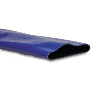 Mega plat oprolbare slang PVC 76 mm 7 bar blauw 50 m type Medium Duty - Y51057551 - afbeelding 1