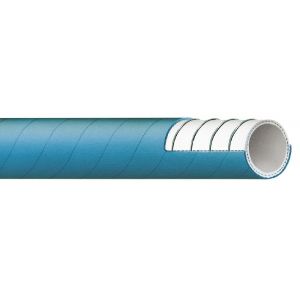 Baggerman Milkcord SP10 levensmiddelen zuig-pers melkslang 63x79 mm met spiraal wit-blauw - A50051189 - afbeelding 1