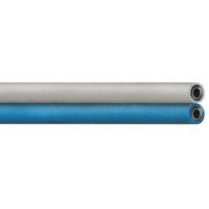 Baggerman Twin-Hose kunststof tweeling besturingsslang persluchtslang 6x6 mm PVC met opdruk blauw-grijs - A50051018 - afbeelding 1
