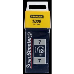 Stanley krammen 12 mm type 7 1000 stuks - A51020010 - afbeelding 1