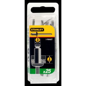 Stanley popnagel 3x3 mm 25 stuks - Y51020000 - afbeelding 1