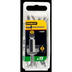Stanley popnagel 5x9 mm 15 stuks - Y51020008 - afbeelding 1