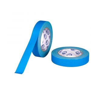 HPX Fluo gaffer textiel montage tape PRO blauw 25 mm x 25 m - H51700172 - afbeelding 1